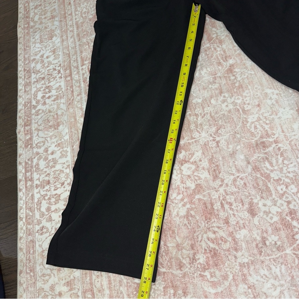 NWT High Waisted Wide Leg Black Dress Pants - Picture 14 of 16